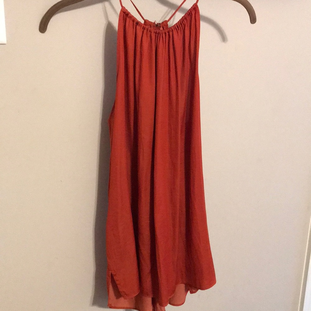 Perfect condition rust colored top